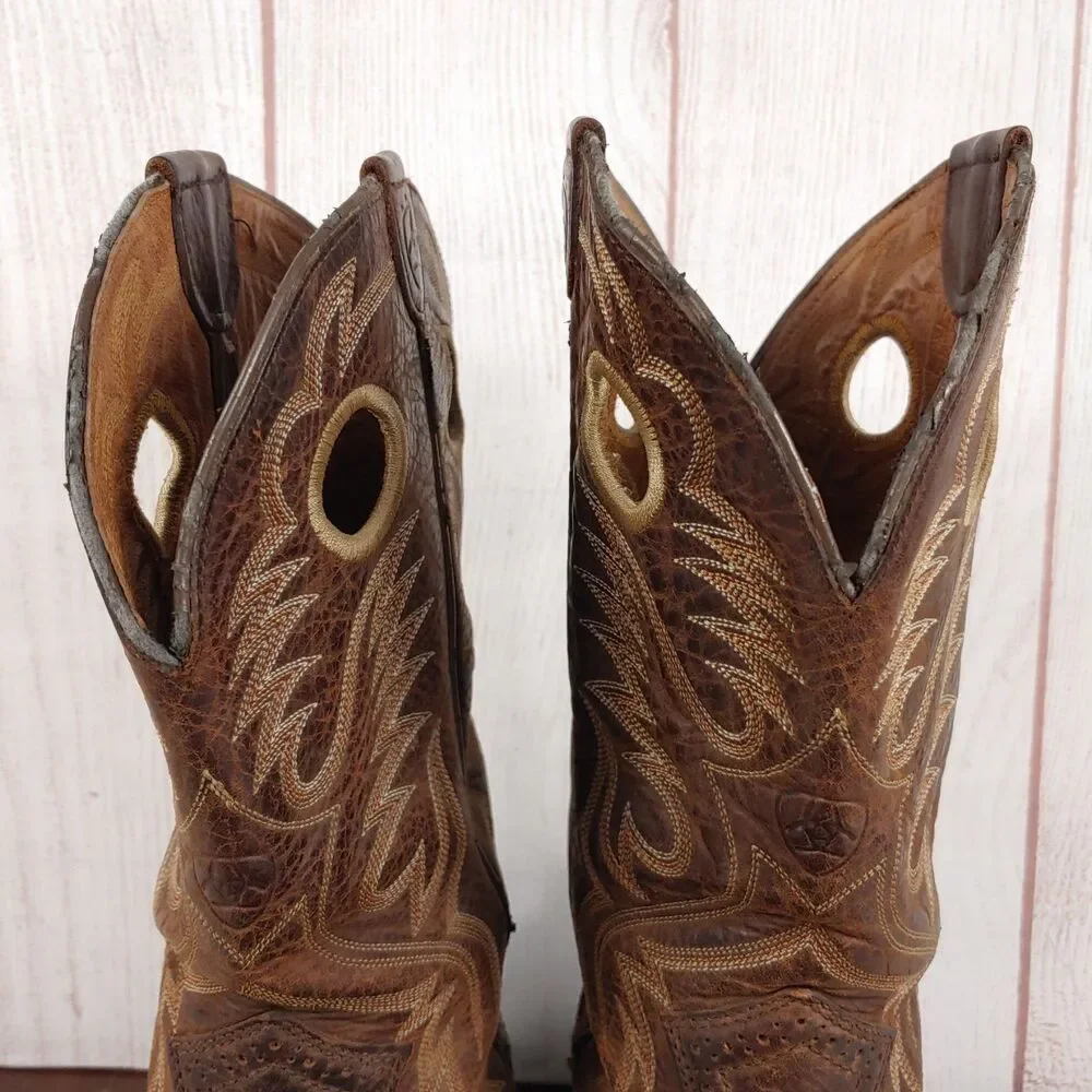 Ariat Heritage Cowboy Boots - MEN'S SIZE 11EE - 34824 Brown - Roughstock Western